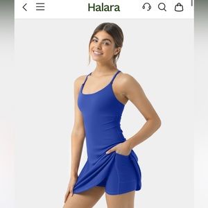 HALARA Active Dress Navy Blue